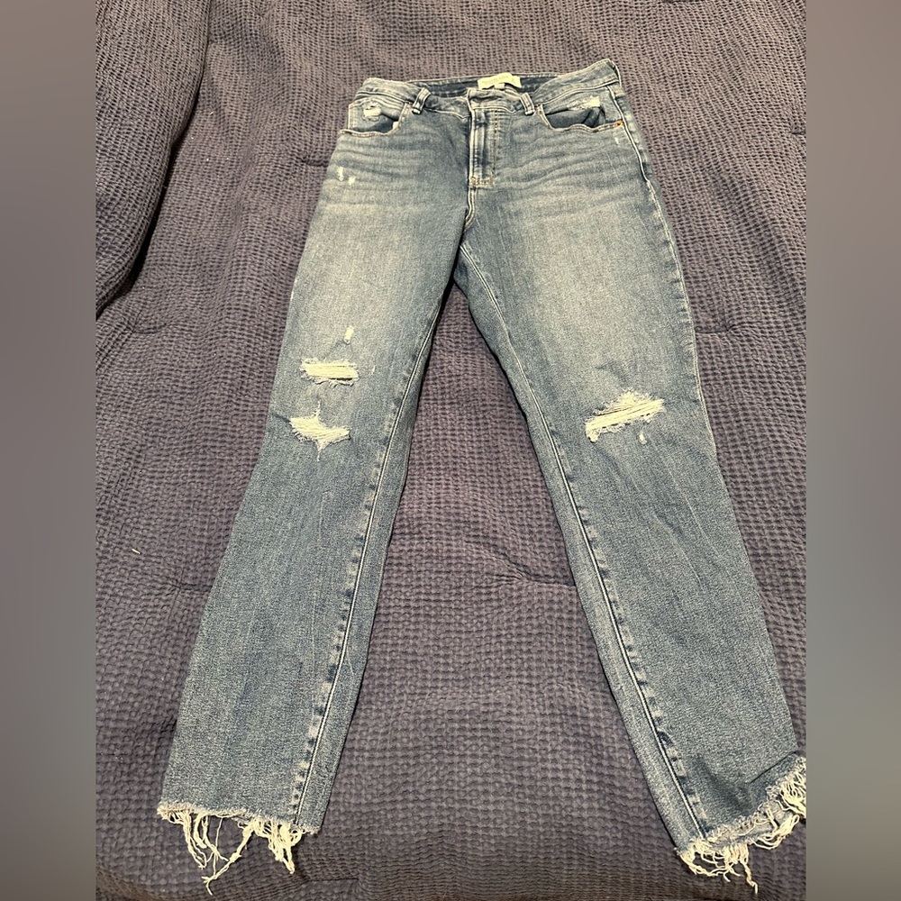Abercrombie & Fitch Curve Love Jeans - super skinny ankle high rise. Size 10R-30